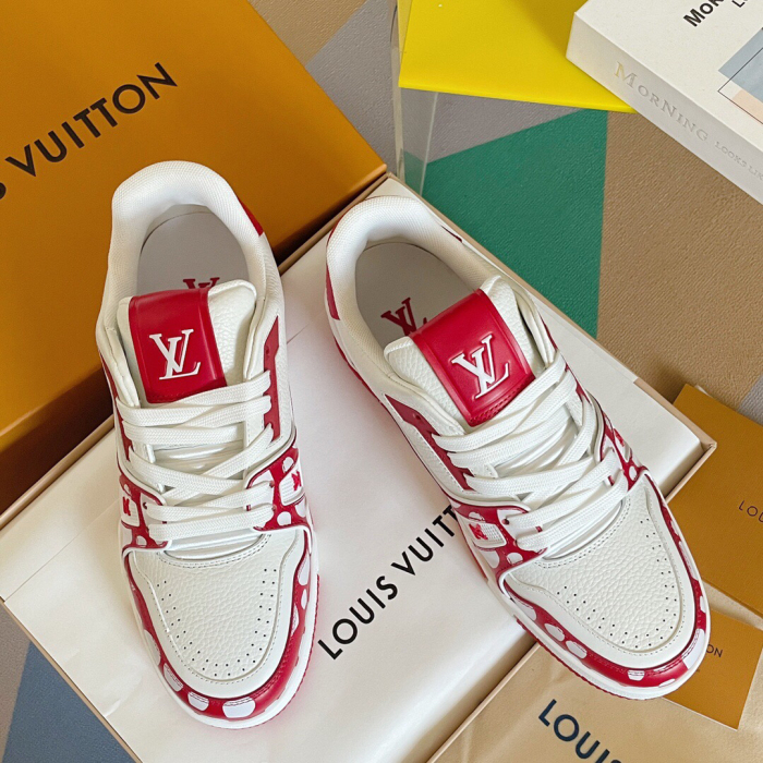 Louis Vuitton x YK LV Trainer Sneaker for Men Size 39-45   3-Color