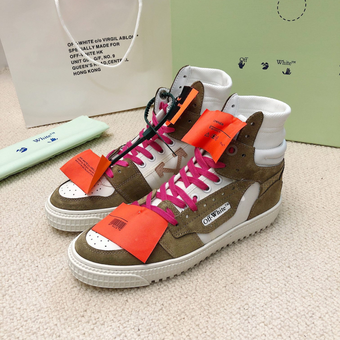 OFF White 3.0 Off Court Suede Canves Sneaker Size 35-45   11-Color
