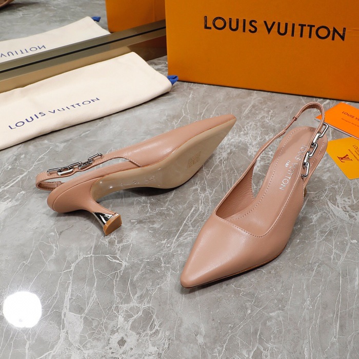 Louis Vuitton Sparkle Slingback Pumps Size 35-41 3-Color