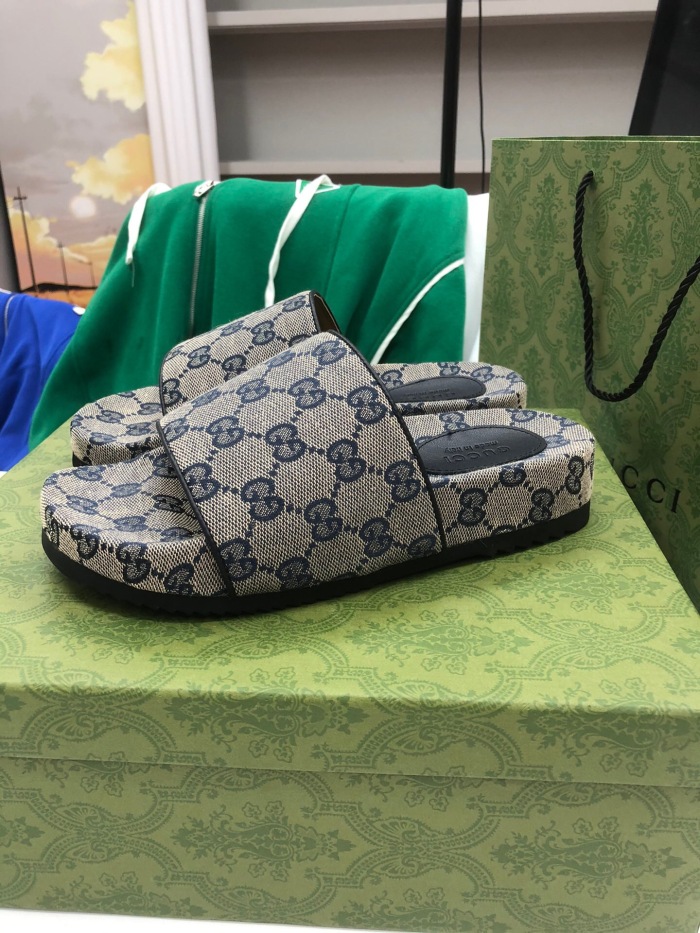 Gucci Platform Sandal Slippers Size 36-46