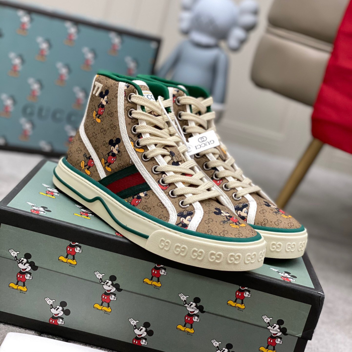 Gucci Tennis 1977 High Top Sneaker Size 35-45 6-Color