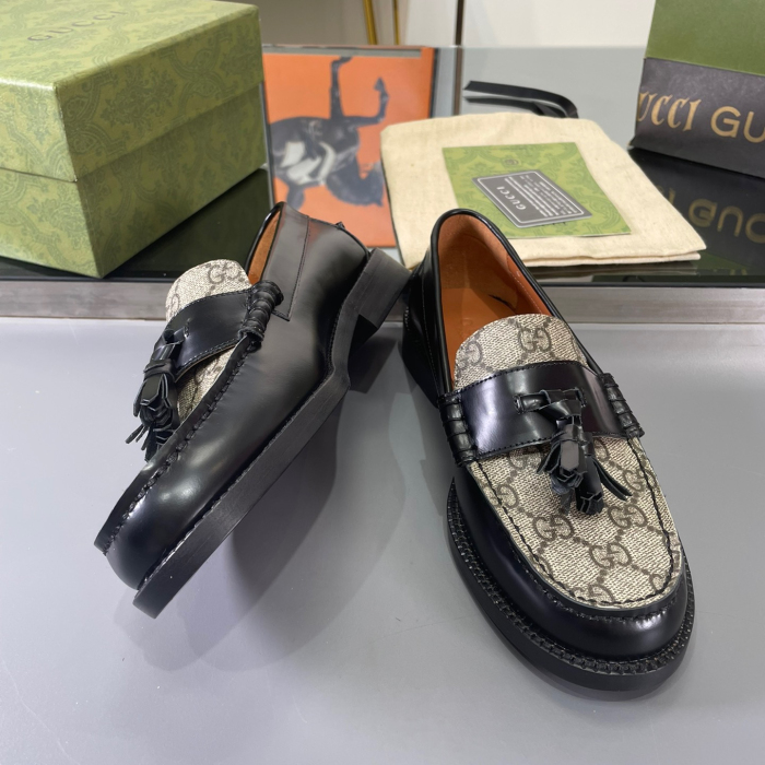 Gucci GG Loafers with Tassel Size 39-45 5-Color