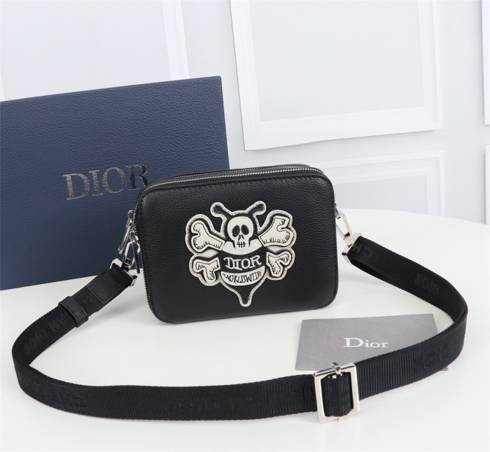 Dior Mens Shoulder Bags 17*12.5*5cm
