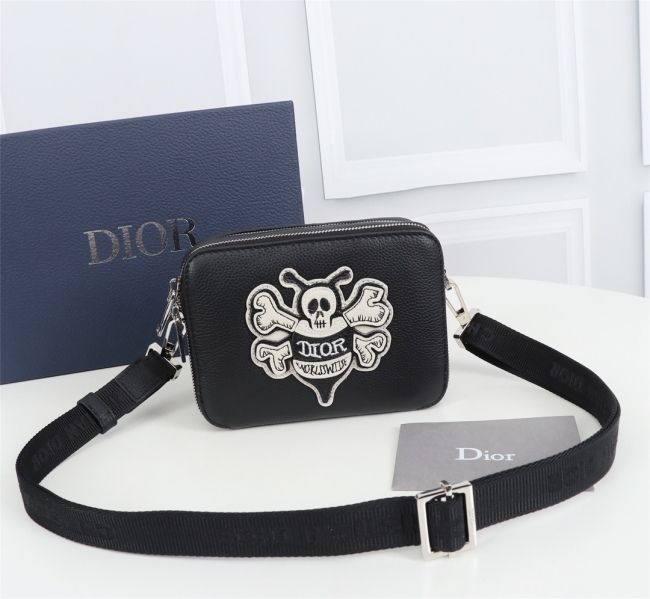 Dior Mens Shoulder Bags 17*12.5*5cm