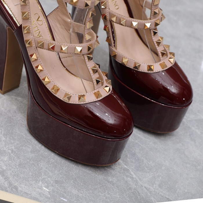 Valentino Rockstud Platform Pumps Size 35-41 6-Color