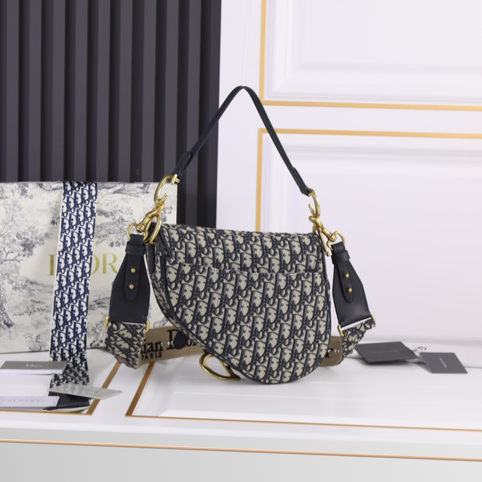 Dior Saddle Bags With Strap for Women Size 25.5*20*6.5cm