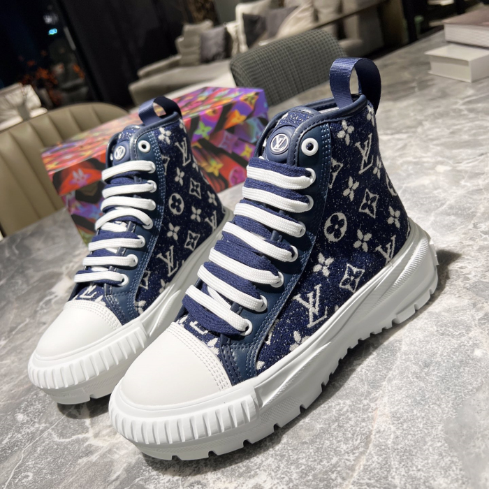 Louis Vuitton Squad High Top Sneaker Size 35-40  2-Color