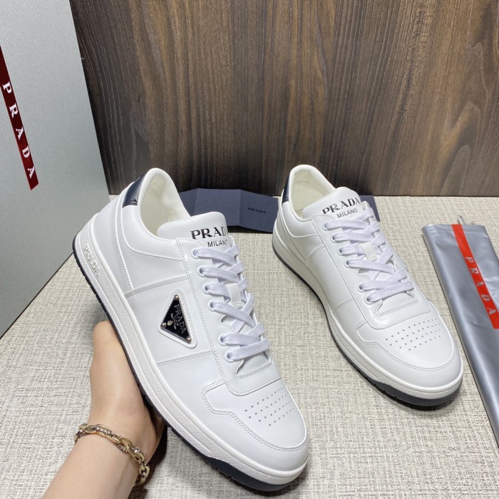 Prada Downtown Leather Sneaker Size 36-45   10-Color