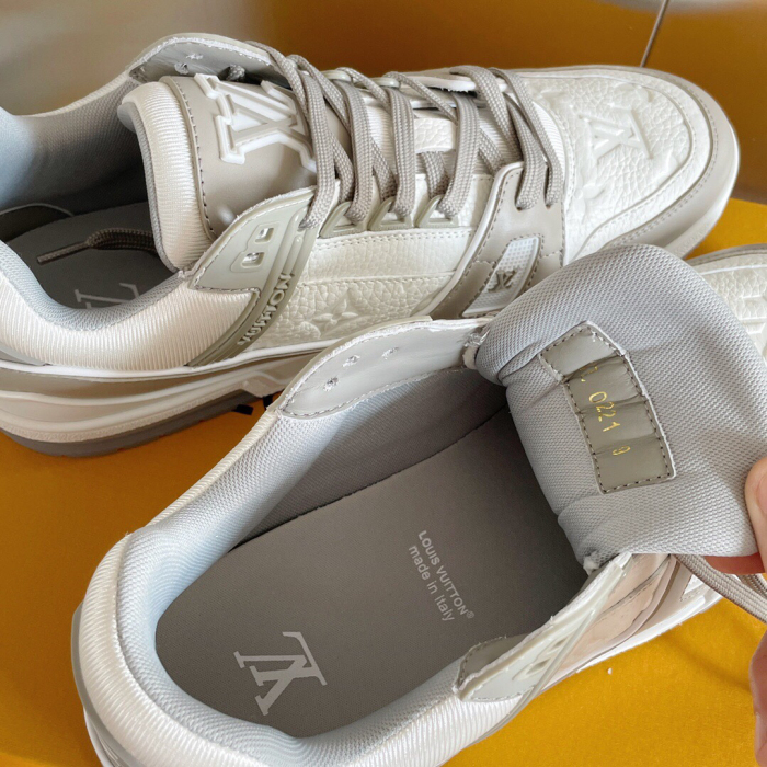 Louis Vuitton Trainer Monogram denim Sneaker Size 36-46 5-Color
