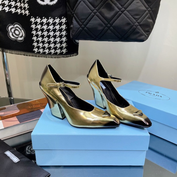 Prada Brushed Leather Pumps Size 35-41 5-Color