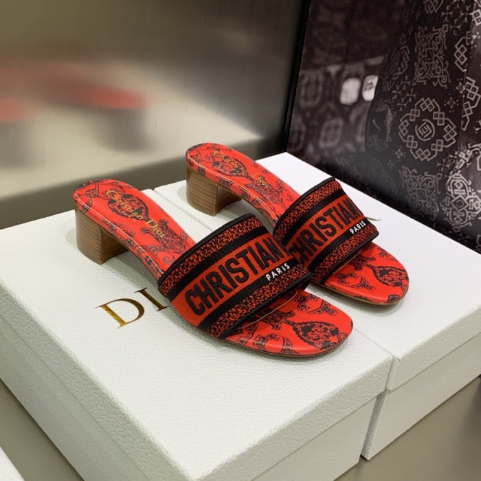 Dior Dway Heeled Sandal Pumps Size 35-41 9-Color