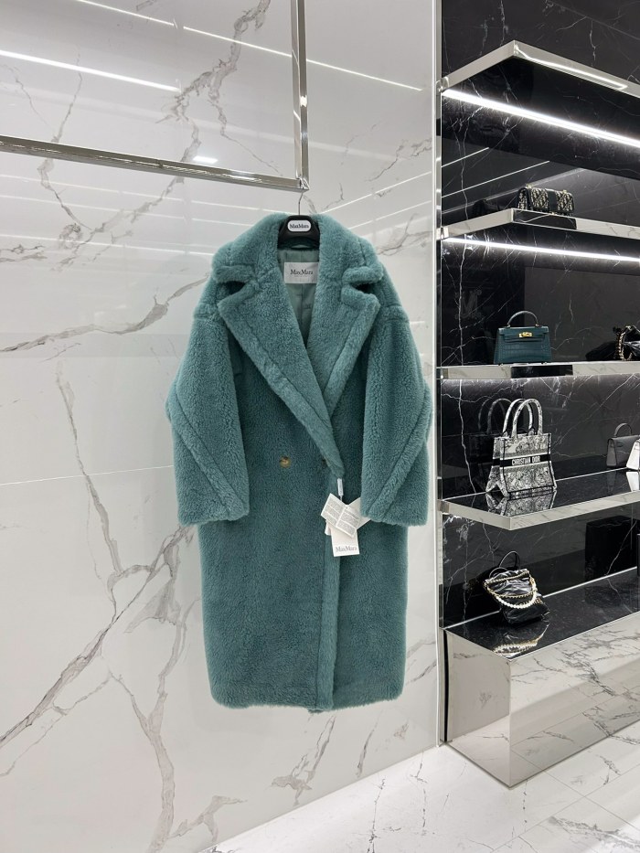 Max Mara Teddy fur long coat Size XS-M