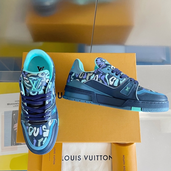 Louis Vuitton 2024New LV Trainer Sneaker Size 36-46
