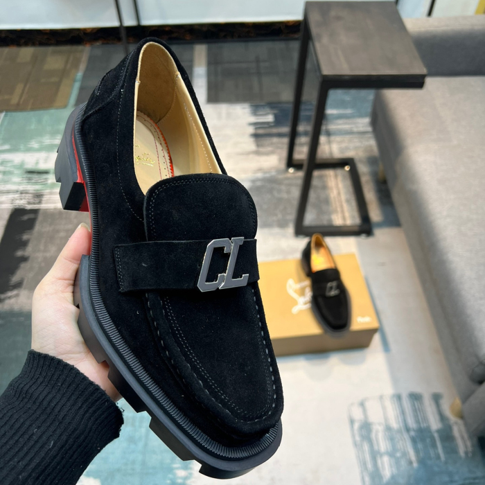 Christian Louboutin CL Moc Dune Loafers Size 39-45 3-Color
