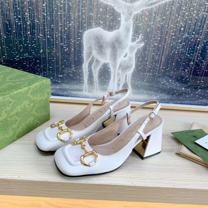 Gucci Slingback With Horsebit Pumps Size 35-41 4-Color