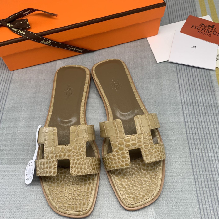 Hermes Oran Slippers Size 35-41  12-Color