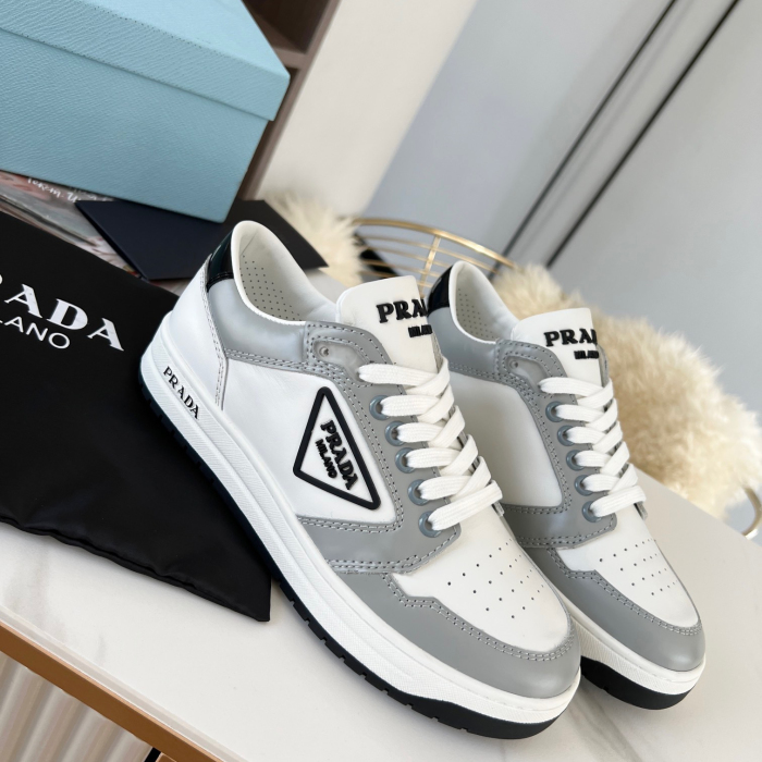 Prada District Leather Sneaker Size 36-45   5-Color