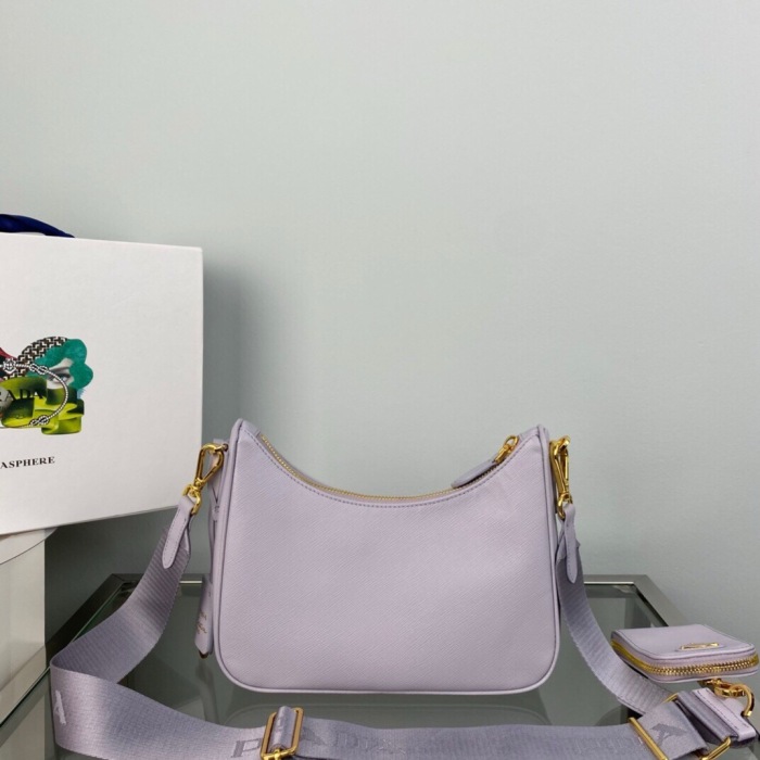Prada 1BH204 Redition 2005 Women Bags Leather 22*18*6cm
