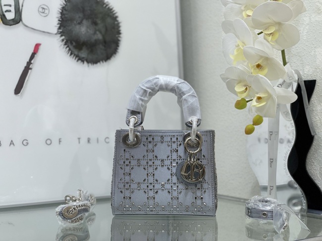 Dior Lady Women Shoulder Bags 17*15*7cm
