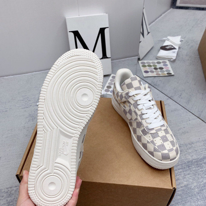 Louis Vuitton x Off White x Air Force 1 Sneaker Size 36-45   9-Color