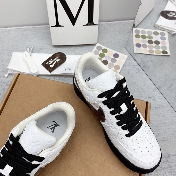 Louis Vuitton x Off White x Air Force 1 Sneaker Size 36-45   9-Color