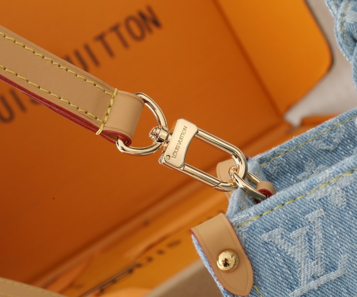 Louis Vuitton M24897 Let Go PM Denim Cowboy Shopping Bags Size 28*23*10.5cm