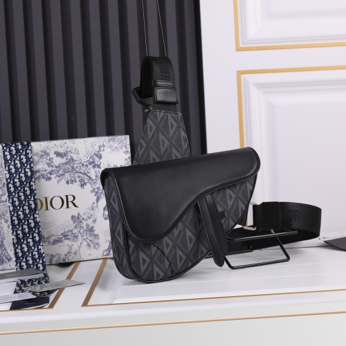 Dior 2022SS Pre-Fall Saddle Men Shoulder Bags 20*28.6*5cm