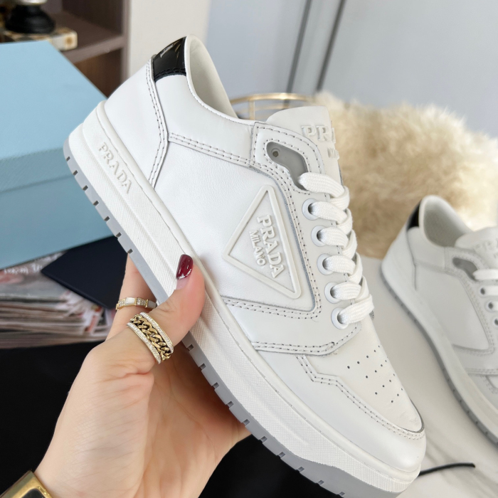 Prada District Leather Sneaker Size 36-45   5-Color