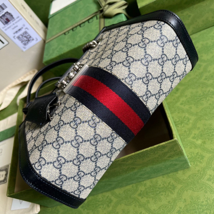 Gucci GG Supreme Padlock Women Shoulder Bags Size 26*18*10cm