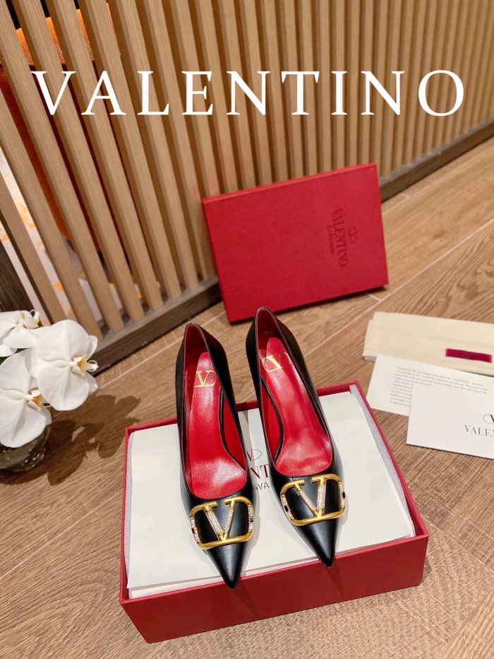 Valentino Vlogo Signature Slingback Pumps Size 35-41 4-Color