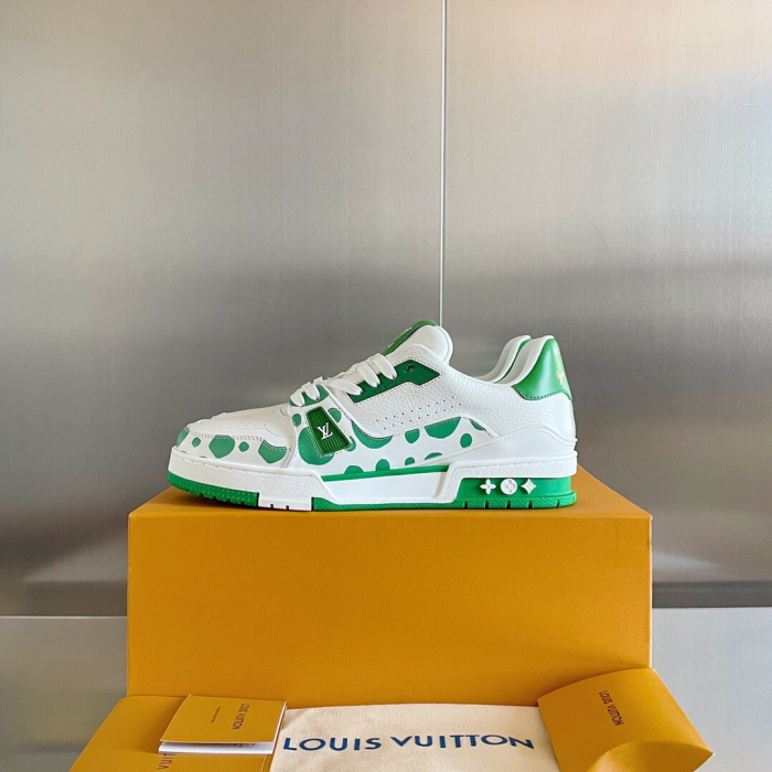 Louis Vuitton x YK LV Trainer Sneaker for Men Size 39-45   3-Color