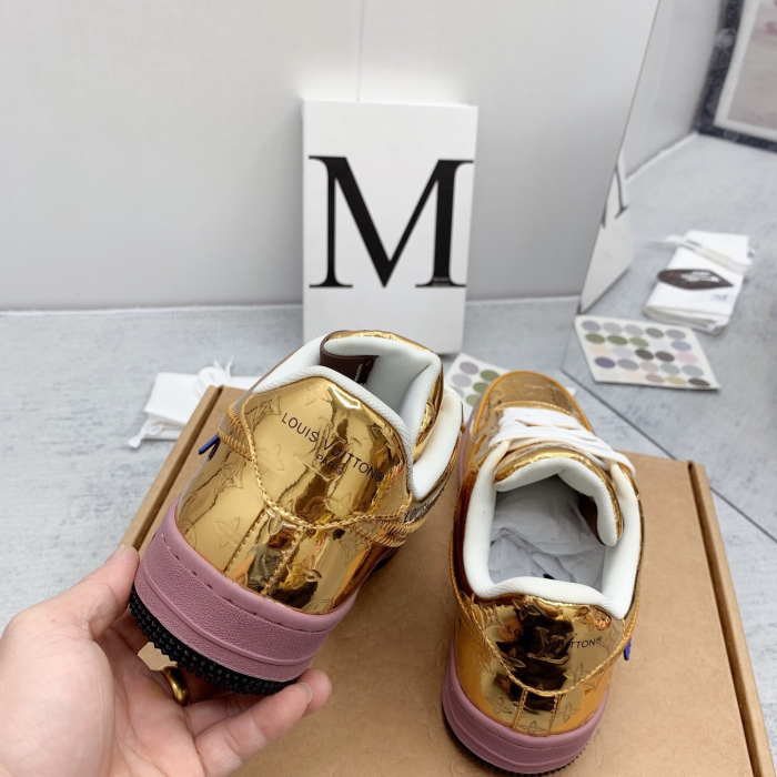 Louis Vuitton x Off White x Air Force 1 Sneaker Size 36-45   9-Color