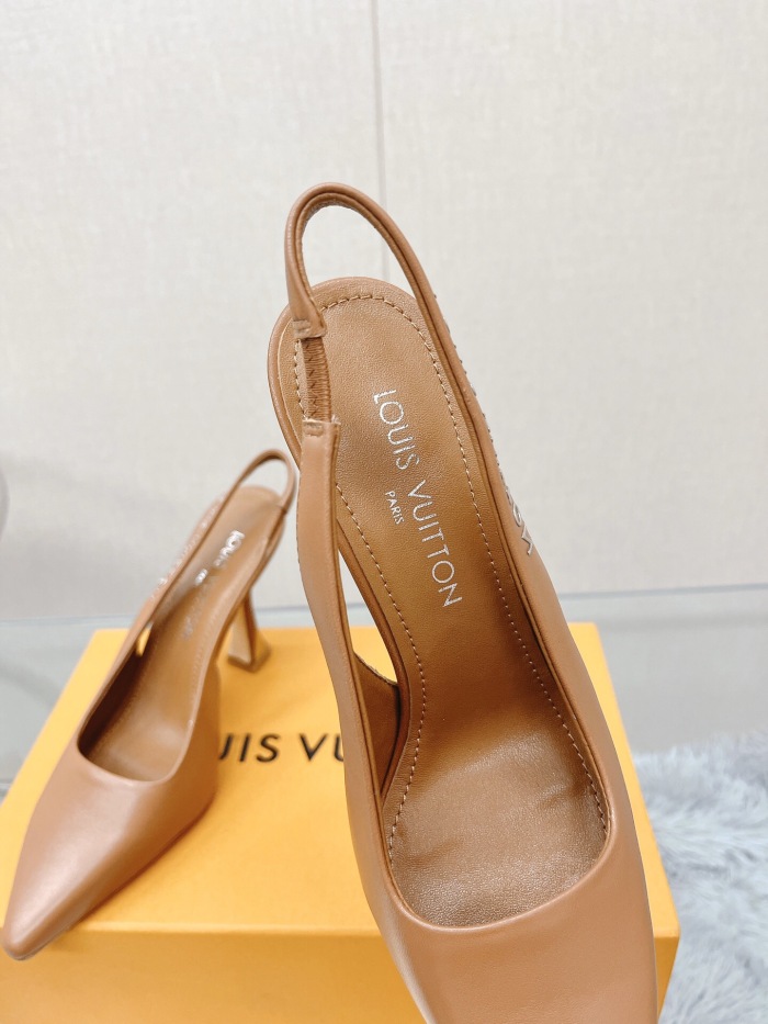 Louis Vuitton Sparkle Slingback Pumps Size 35-41 5-Color
