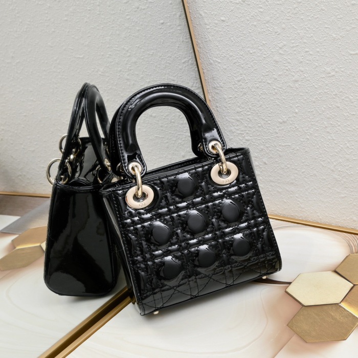 Dior Mini Lady Classic Women Shoulder Bags 17cm