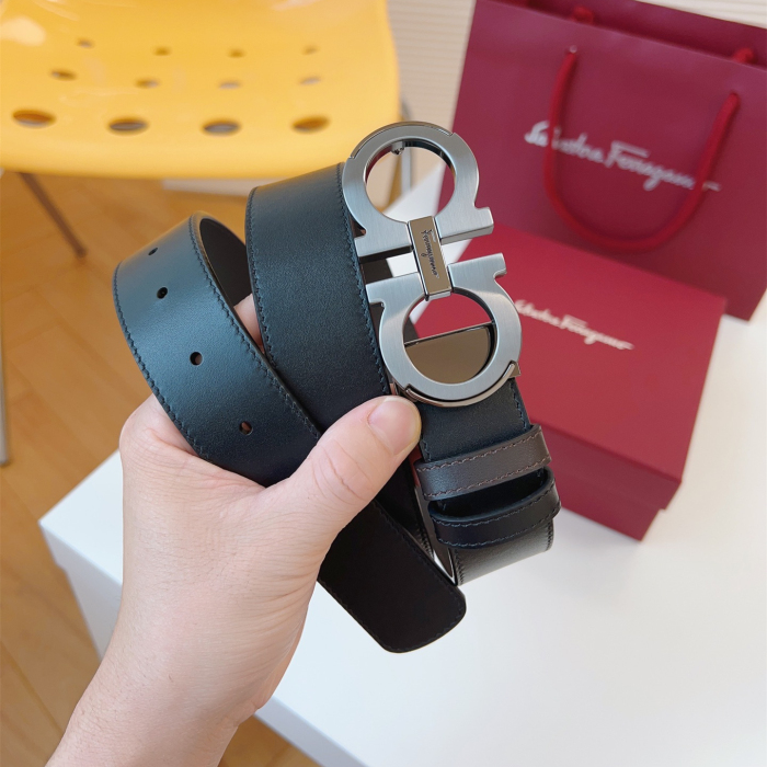 Ferragamo Men Belt Width 3.5cm