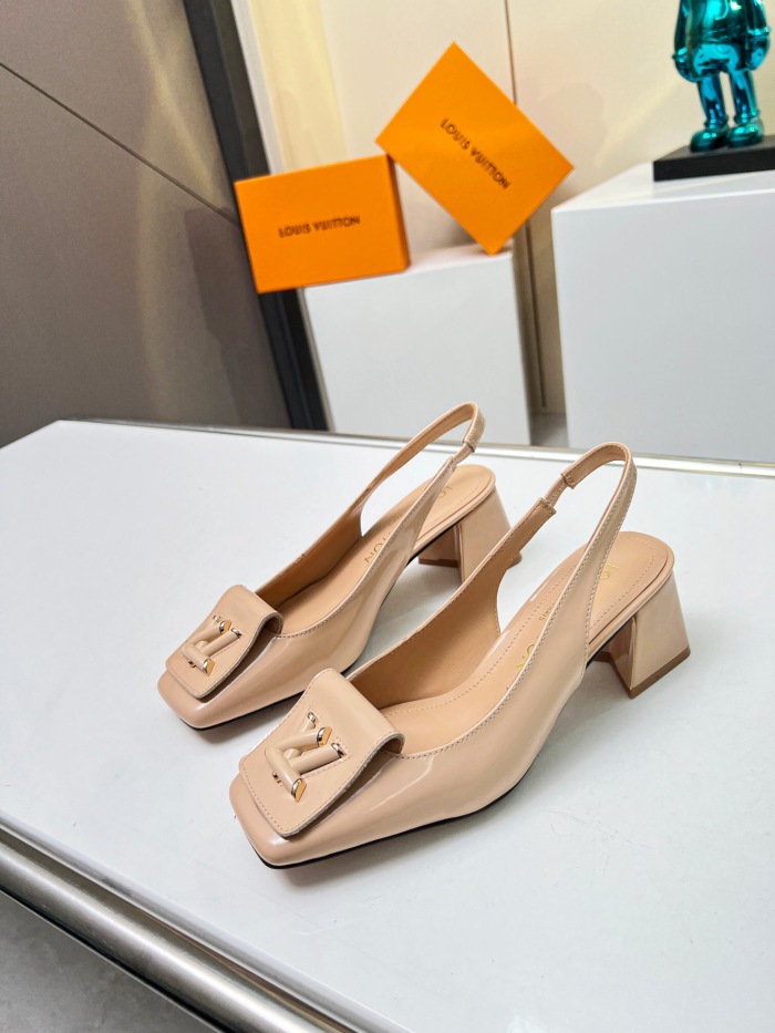 Louis Vuitton Shake Slingback Pumps Size 35-41 6-Color