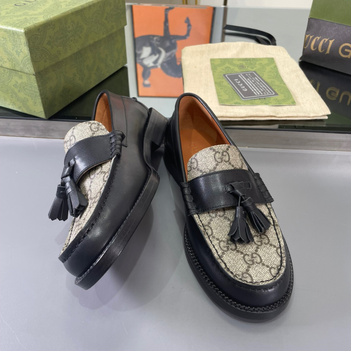 Gucci GG Loafers with Tassel Size 39-45 5-Color