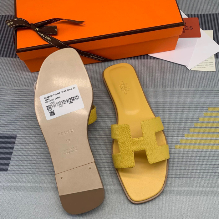 Hermes Oran Slippers Size 35-41  14-Color