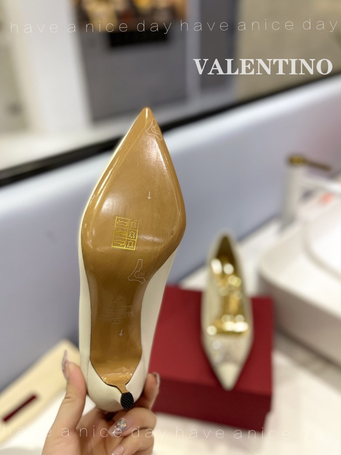 Valentino One Stud Patent Leather Pumps Size 35-41 3-Color