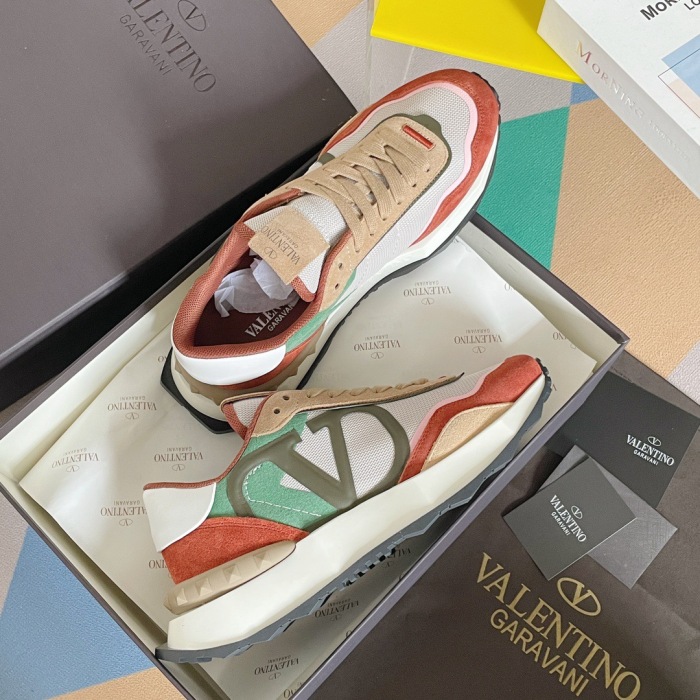 Valentino Netrunner Fabric Sneaker Size 36-45   4-Color