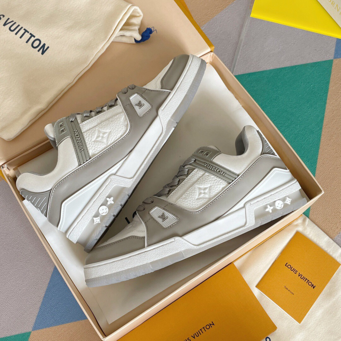Louis Vuitton Trainer Monogram denim Sneaker Size 36-46 5-Color