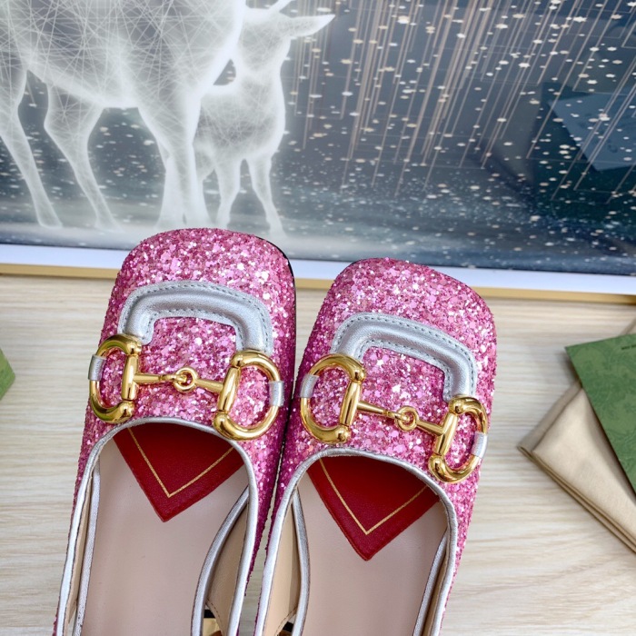 Gucci Slingback With Horsebit Pumps Size 35-41 5-Color