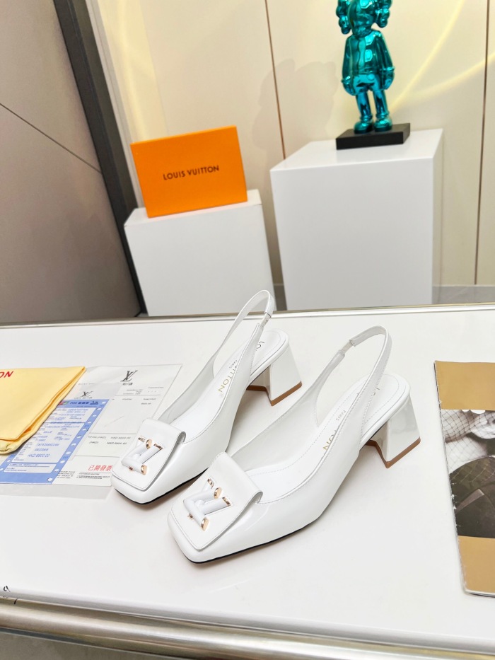 Louis Vuitton Shake Slingback Pumps Size 35-41 6-Color