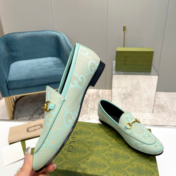 Gucci Jordaan GG Flora Loafers Size 35-41 5-Color
