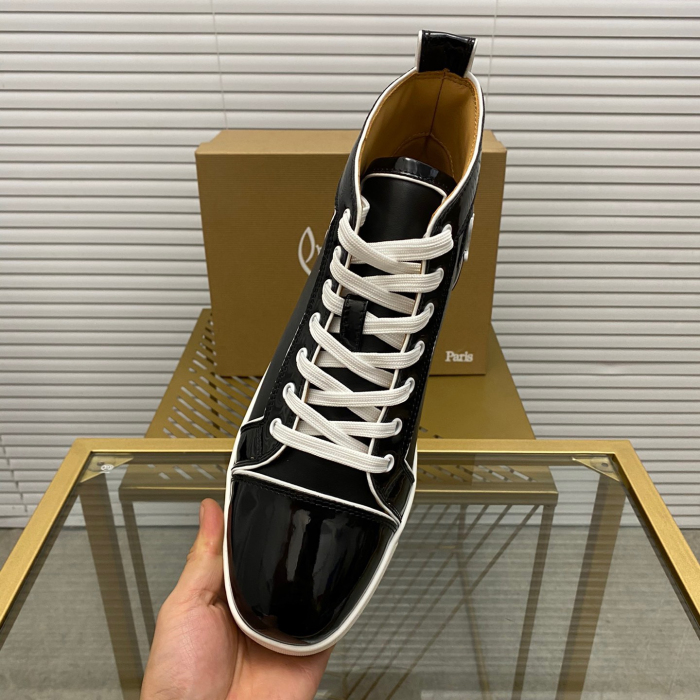 Christian Louboutin Louis High-Top Sneaker Size 36-46  8-Color