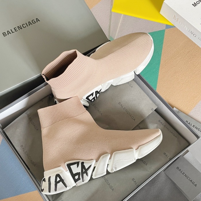 Balenciaga Speed 2.0 Graffiti Sneaker Size 35-45  5-Color