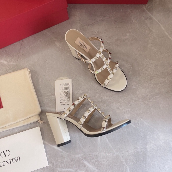 Valentino Rockstud Calfskin Leather Pumps Size 35-41 5-Color