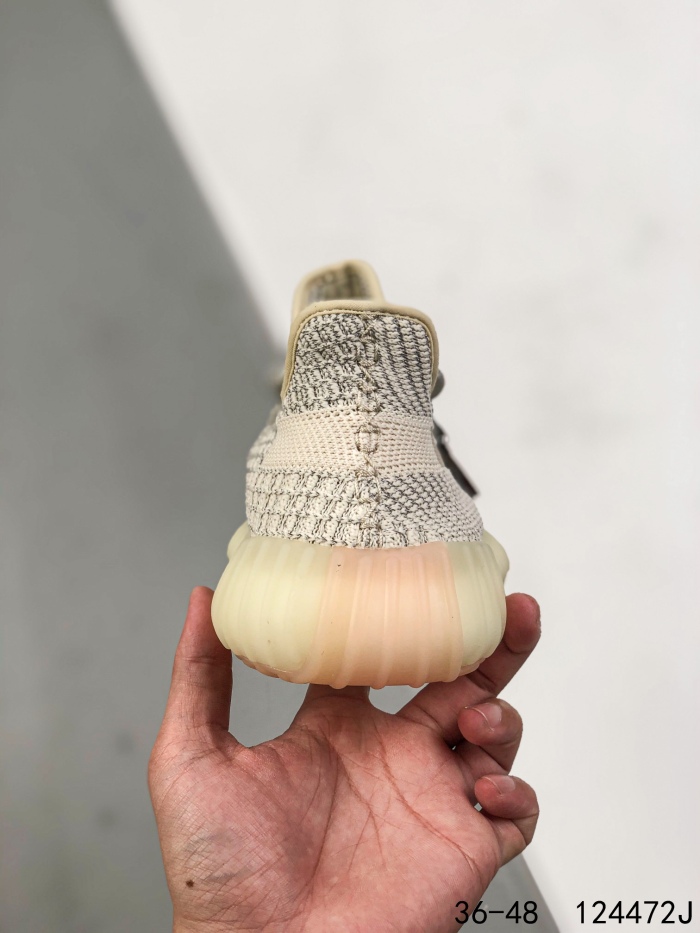 Yeezy 350 Boost 350 V2 Mens/Women Sneakers Shoes Light Yellow 36 - 45