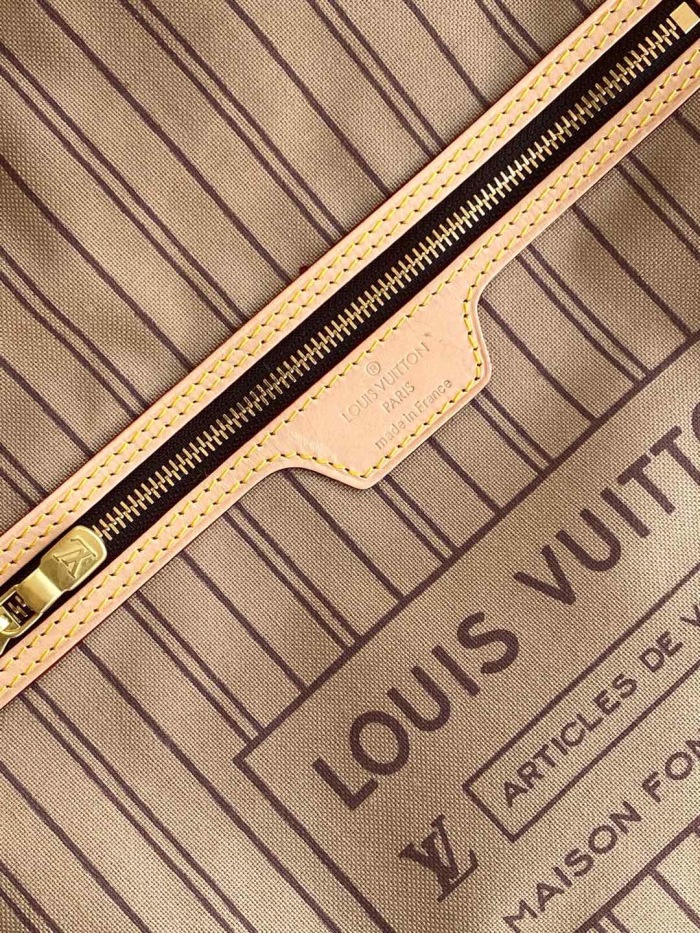 Louis Vuitton M46975 Neverfull MM Tote Bag Size 31*28*14cm