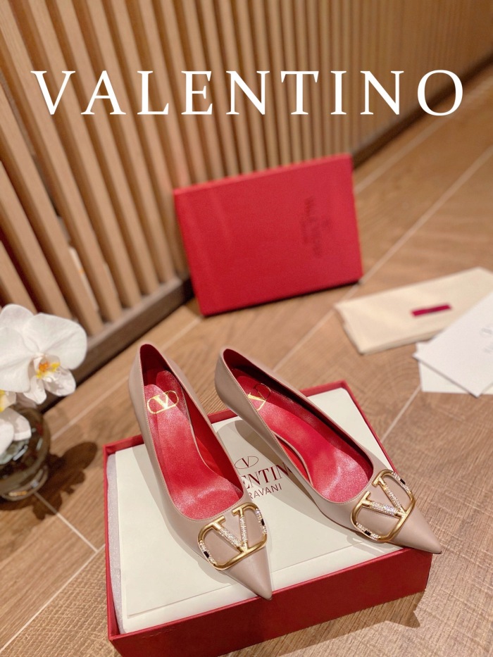 Valentino Vlogo Signature Slingback Pumps Size 35-41 4-Color